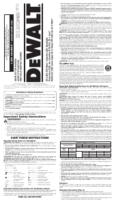 Manual de uso DeWalt DCL043 Lámpara