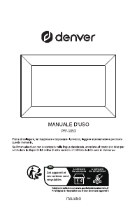 Manuale Denver PFF-1053W Cornice digitale