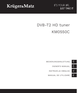 Instrukcja Krüger and Matz KM0550C Odbiornik cyfrowy