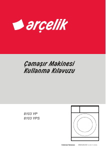 Kullanım kılavuzu Arçelik 8103 YPS Çamaşır makinesi