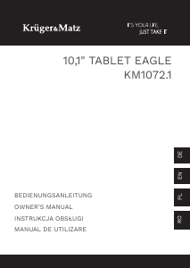 Manual Krüger and Matz KM1072.1 Eagle Tablet