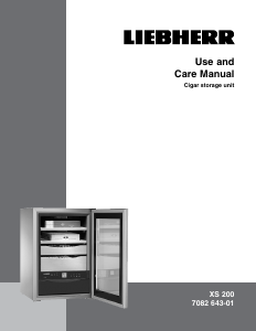 Handleiding Liebherr XS 200 Humidor