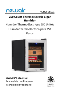 Manual de uso Newair NCH250SS01 Humidor