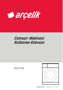 Kullanım kılavuzu Arçelik 8123 YCM Çamaşır makinesi