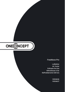 Manual de uso OneConcept 10034636 Freshboxx Pro Aire acondicionado