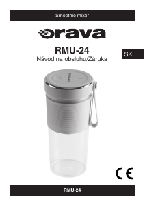 Návod Orava RMU-24 Mixér