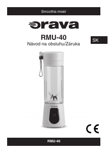Návod Orava RMU-40 Mixér