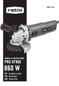 Manual Ratio PRO XF860 Rebarbadora