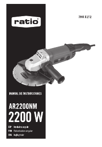 Manual Ratio AR2200NM Angle Grinder