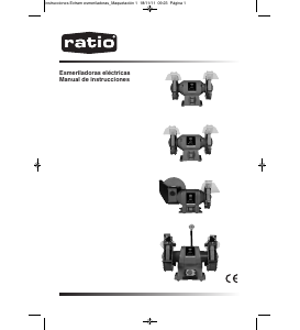 Manual de uso Ratio E200/150 Amoladora de banco