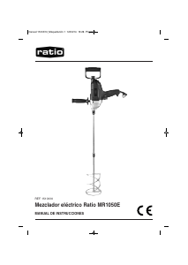 Manual de uso Ratio MR1050E Mezclador de cemento