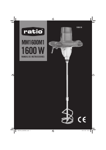 Manual de uso Ratio MM1600M1 Mezclador de cemento