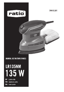Manual Ratio LR135NM Lixadeira delta