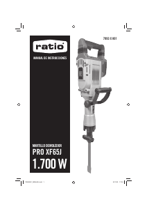 Manual de uso Ratio PRO XF65J Martillo de demolición