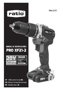 Manual de uso Ratio PRO XF21-2 Atornillador taladrador