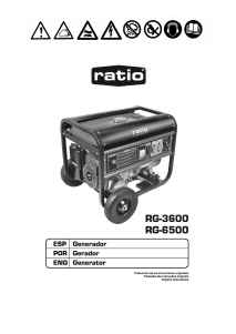 Manual de uso Ratio RG-3600 Generador