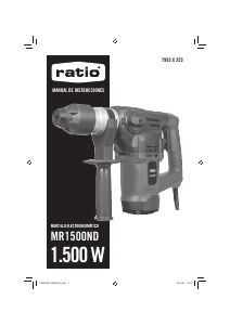 Manual de uso Ratio MR1500ND Martillo perforador