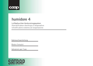 Mode d’emploi Satrap Humidore 4 Humidificateur