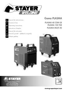 Manual Stayer Plasma Multi 40 GE Aparelho de soldar