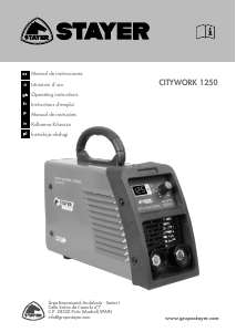 Kullanım kılavuzu Stayer Citywork 1250 GEK Kaynak makinesi