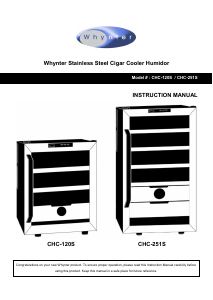 Manual Whynter CHC-120S Humidor