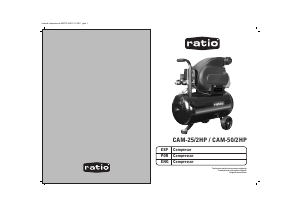 Manual de uso Ratio CAM-25/2HP Compresor