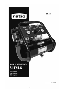 Manual de uso Ratio SILENT-6 Compresor