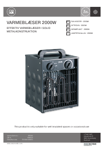 Manual Ensonordic 355010 Heater