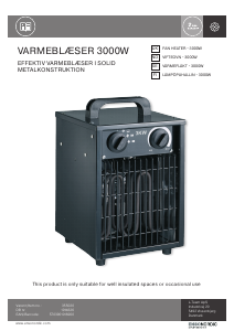 Manual Ensonordic 355020 Heater