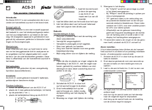 Handleiding Alecto ACS-31 Pulse-oxymeter