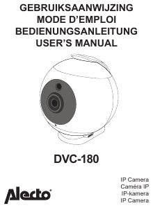 Manual Alecto DVC-180 IP Camera