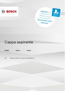 Manuale Bosch DFM064A51CB Cappa da cucina