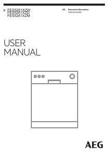 Bedienungsanleitung AEG FES5261XZW Geschirrspüler