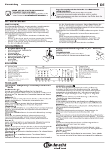 Bedienungsanleitung Bauknecht WM Style 824 ZEN Waschmaschine