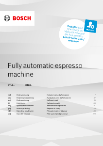 Instrukcja Bosch CTL9181B0 Ekspres do espresso
