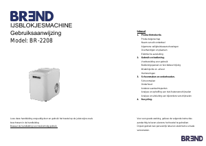 Handleiding Brend BR-2208 IJsblokjesmachine