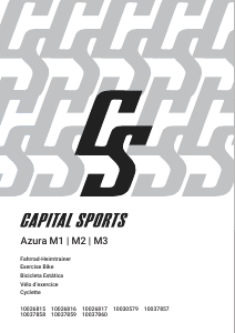 Manuale Capital Sports Azura 10037857 Cyclette