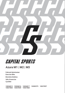 Manual Capital Sports Azura 10037858 Exercise Bike
