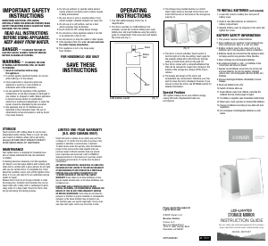 Manual de uso Conair BETP3ST Espejo