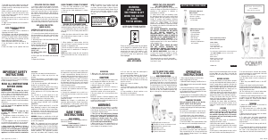 Manual de uso Conair LTGS41 Afeitadora