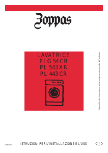 Manuale Zoppas PL 543 XR Lavatrice