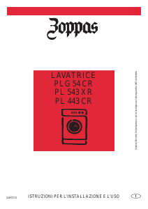 Manuale Zoppas PLG 54 CR Lavatrice