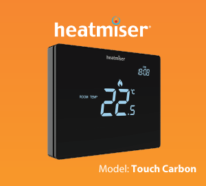 Manual Heatmiser Touch Carbon Thermostat