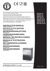 Bruksanvisning Hoshizaki KM-140C-HC-W Ismaskin