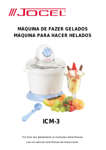 Manual de uso Jocel ICM-3 Máquina de helados