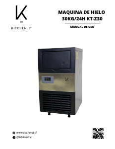 Manual de uso Kitchen-It KT-Z30 Máquina de hacer hielo