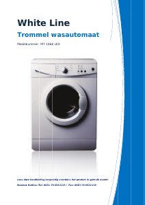 Handleiding Whiteline MT-1062 LED Wasmachine