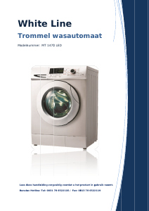 Handleiding Whiteline MT-1470 LED Wasmachine