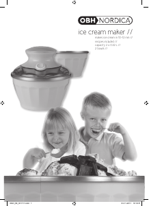 Manual OBH Nordica 6623 Ice Cream Machine