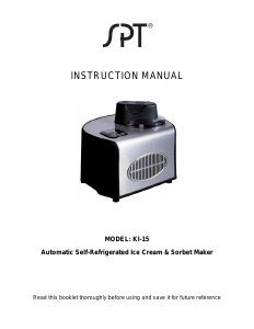 Manual SPT KI-15 Ice Cream Machine